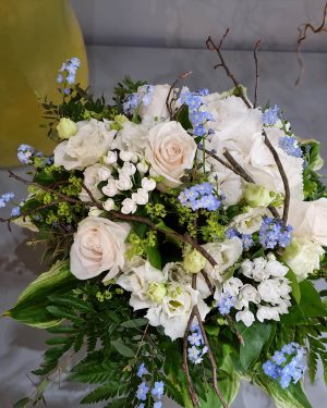 bouquet rond champêtre